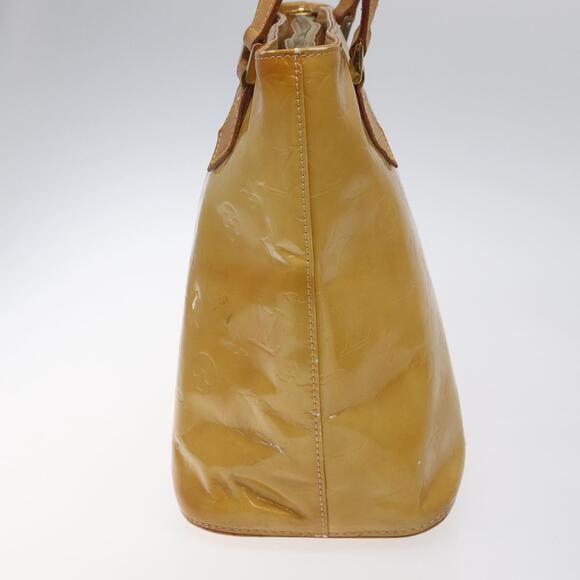 LOUIS VUITTON Monogram Vernis Houston Hand Bag Beige M91004 - Picture 4 of 13